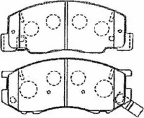 Комплект тормозных колодок AISIN A1N096